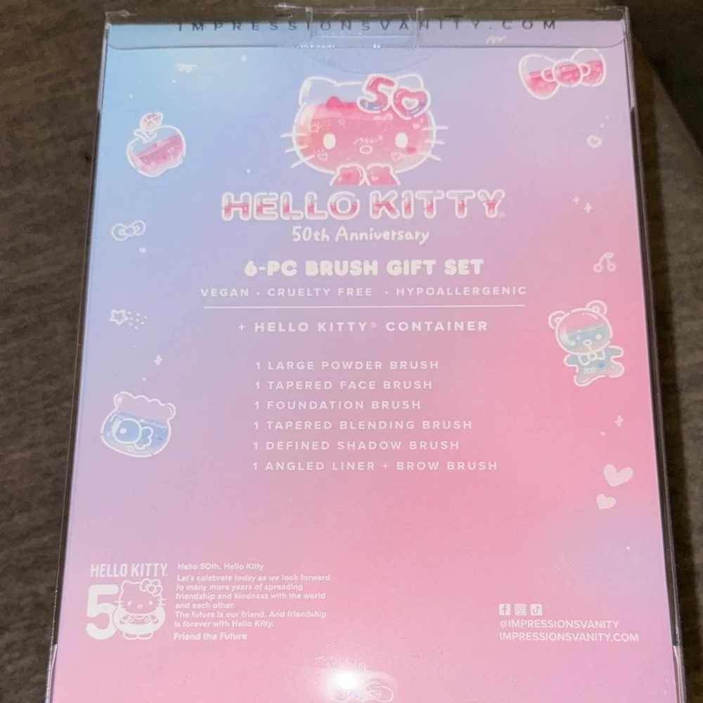 Hello Kitty Impressions Vanity Hello Kitty‎ 50th 6 PCs